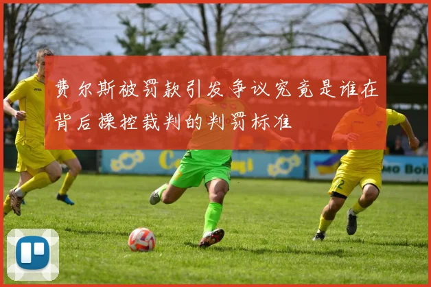 费尔斯被罚款引发争议究竟是谁在背后操控裁判的判罚标准
